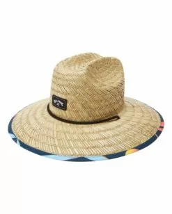 BILLABONG Boys' Tides Print Straw Lifeguard Hat MULTI -Mens accessories Sales Store abbha00120 billabongp mid sd1