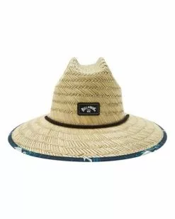 BILLABONG Boys' Tides Print Straw Lifeguard Hat MULTI -Mens accessories Sales Store abbha00120 billabongp nvy frt1
