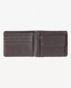 BILLABONG Tides Wallet ASPHALT -Mens accessories Sales Store abyaa00105 billabongp alt bck1