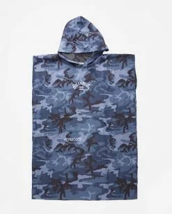 BILLABONG Nomadix x A/Div Hooded Poncho BLACK CAMO