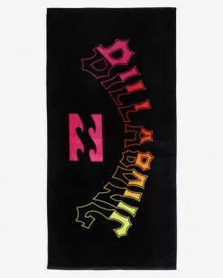 BILLABONG Arch Wave Beach Towel BLACK