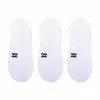 BILLABONG 3-Pack Core No-Show Socks WHITE