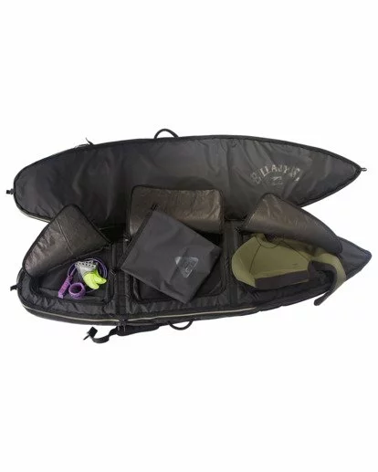 BILLABONG A/Div Triple Deluxe Convertible 7'2" Cover BLACK 3 BILLABONG A/Div Triple Deluxe Convertible 7'2" Cover BLACK - immagine 3