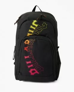 BILLABONG Command Pack Backpack BLACK -Mens accessories Sales Store abybp00120 billabongp blk frt1