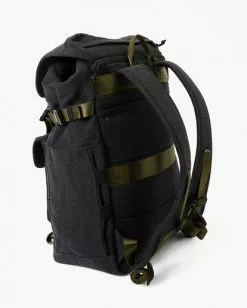 BILLABONG Wave Washed Rucksack Backpack BLACK -Mens accessories Sales Store abybp00124 billabongp blk bck1