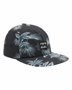 BILLABONG Platform Print 5-Panel Strapback Hat NIGHT -Mens accessories Sales Store abyha00198 billabongp ngt sd2