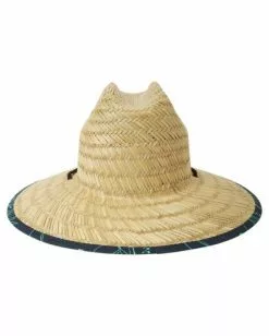 BILLABONG Tides Print Straw Lifeguard Hat DARK BLUE -Mens accessories Sales Store abyha00216 billabongp dkb bck1