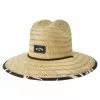 BILLABONG Tides Print Straw Lifeguard Hat DARK BLUE