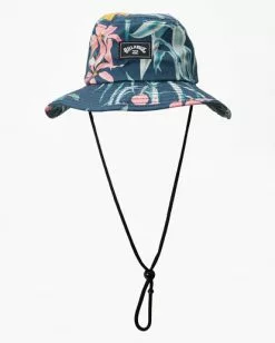 BILLABONG Big John Print Surf Safari Hat STEALTH -Mens accessories Sales Store abyha00218 billabongp blu frt1