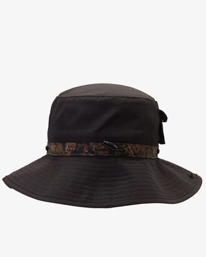 BILLABONG A/Div Pocket Big John Surf Safari Hat BLACK 2 BILLABONG A/Div Pocket Big John Surf Safari Hat BLACK - immagine 2