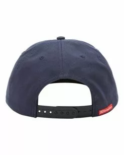 BILLABONG Budweiser Insignia Snapback Hat NAVY -Mens accessories Sales Store abyha00233 billabongp nvy bck1