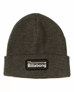 BILLABONG Walled Beanie MILITARY HEATHER -Mens accessories Sales Store abyha00248 billabongf bkh frt1