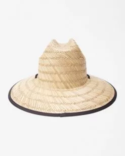 BILLABONG Pipeline Tides Print Straw Lifeguard Hat NATURAL 6 BILLABONG Pipeline Tides Print Straw Lifeguard Hat NATURAL -Mens accessories Sales Store abyha00313 billabongp nat bck1