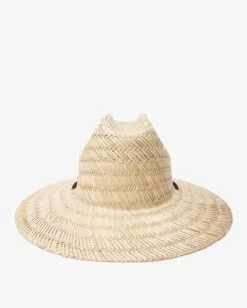 BILLABONG Tides Florida Straw Lifeguard Hat OFF WHITE -Mens accessories Sales Store abyha00318 billabongp dmi bck1