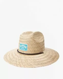 BILLABONG Tides Florida Straw Lifeguard Hat OFF WHITE -Mens accessories Sales Store abyha00318 billabongp dmi sd1