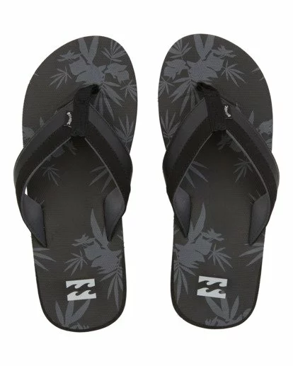 BILLABONG All Day Impact Print Slip-On Sandals BLACK 2 BILLABONG All Day Impact Print Slip-On Sandals BLACK - immagine 2