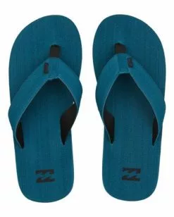 BILLABONG All Day Impact Brushed Slide Sandals SLATE BLUE