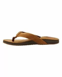BILLABONG Brunswick Leather Thong Sandals BROWN -Mens accessories Sales Store abyl100008 billabongp brn sd1