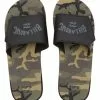 BILLABONG All Day Impact Print Slide Sandals CHARCOAL