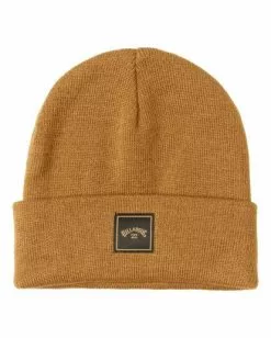 BILLABONG Stacked Beanie ERMINE -Mens accessories Sales Store mabn3bst billabongp erm frt1