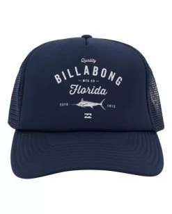 BILLABONG Fish On Florida Hat NAVY -Mens accessories Sales Store mahw1bfr billabongp nvy frt1