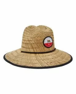 BILLABONG California Native Rotor Tides Straw Lifeguard Hat CALIFORNIA -Mens accessories Sales Store mahw1bhr billabongp cal sd2