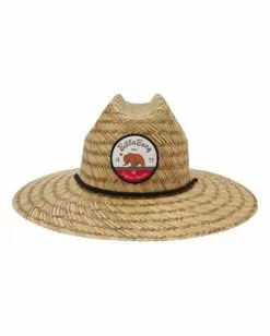 BILLABONG Tides California Lifeguard Hat NATURAL -Mens accessories Sales Store mahw1bjr billabongp red frt1