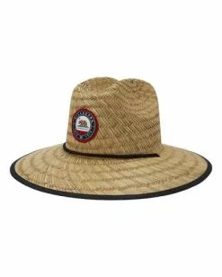 BILLABONG Florida Native Rotor Tides Straw Lifeguard Hat HAWAII