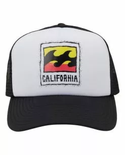 BILLABONG Burleigh Trucker Hat CALIFORNIA -Mens accessories Sales Store mahw1bzr billabongp cal frt1
