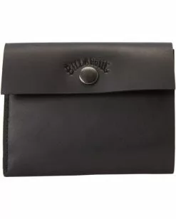 BILLABONG Tribong Leather Wallet BLACK